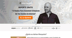 Desktop Screenshot of adrianmarquisio.com